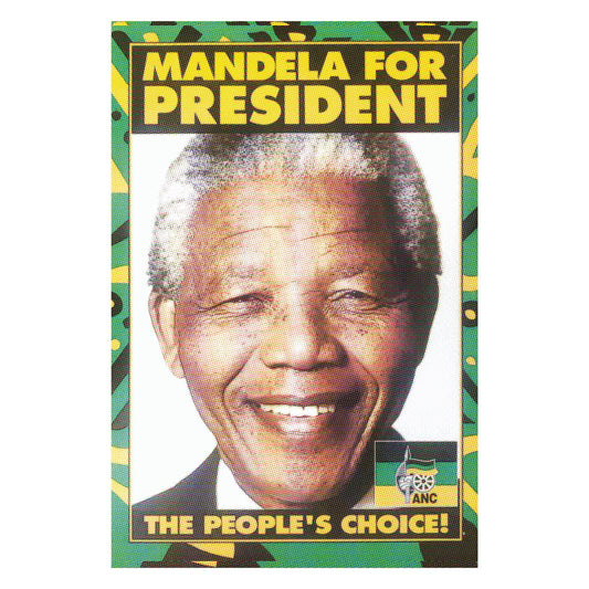 Affiche Mandela élections Afrique du sud 1994